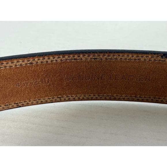 John Deere Genuine Leather Belt Men's Size 42-44 Brown Frame-Style Buckle - Picture 6 of 6